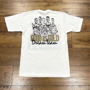 Vintage Barcelona Olympics 1992 Dream Team USA Basketball Caricature Double Side